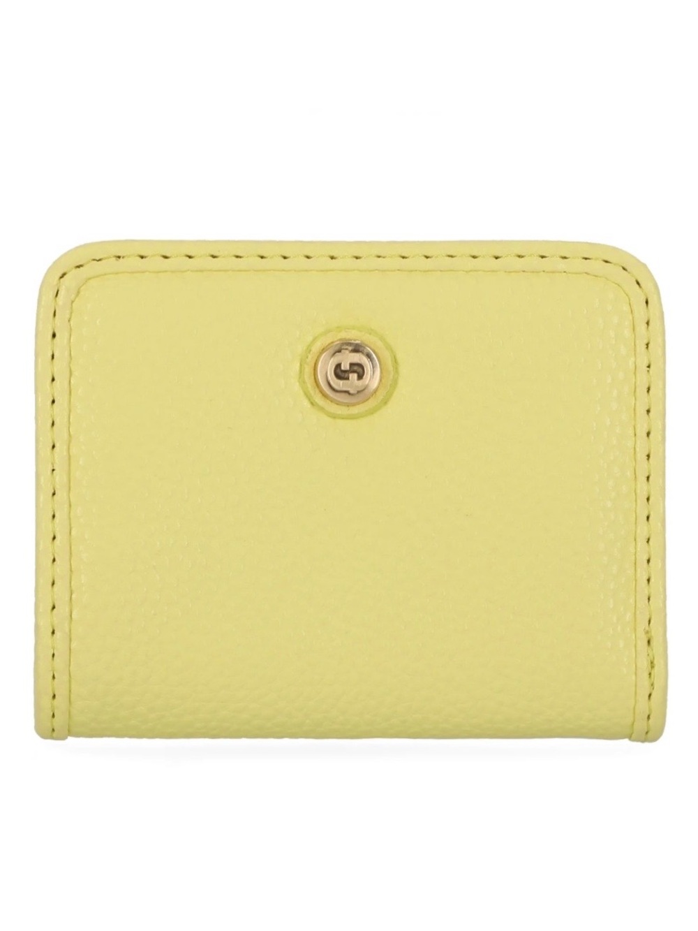 Time and Tru Women's Sharon Two Fold Wallet, Solid Yellow